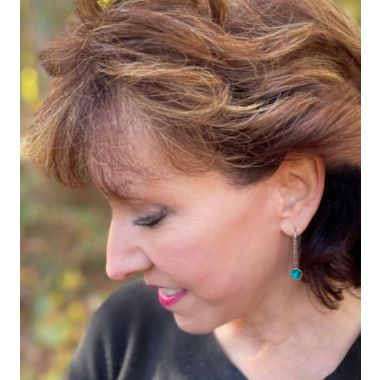 Bottled Up Designs Radiance Earrings In Sterling Silver. View a larger version of this product image.