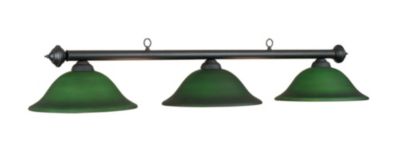 RAM Game Room Traditional Style 60" Marseilles 3-Light Lamp, Green