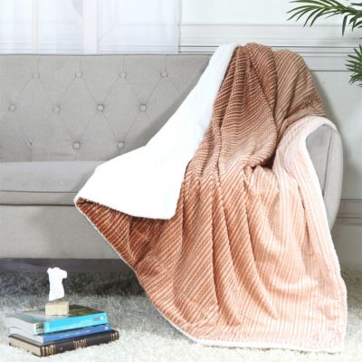Microfleece Blanket Throw Blanket White Sandy Beach Printed Ultra Soft Lightweight Cozy Warm Microfiber Fuzzy Blanket for Bed Couch Living Room All Seasons-White and Pink Peony-50 40