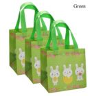 Alternate image 3 for Department Store 6PCS Easter Gift Bags - Bunny Easter Non-Woven Tote Bags With Handles For Holiday Party Supplies - All Colors