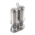 Alternate image 3 for Stock Preferred Electric Salt Pepper Mill Grinder Shaker Adjustable Coarseness Durable Silver