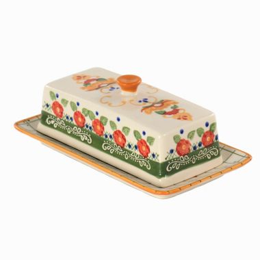 California Designs 8 Inch Stoneware Tierra Butter Dish. View a larger version of this product image.