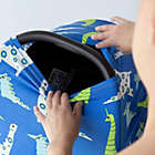 Alternate image 1 for JumpOff Jo Stretchy Car Seat Cover and Canopy, Nursing and Privacy Cover, Dinosaur