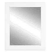 BrandtWorks Pure White Framed Entry Way Wall Mirror - 32" x 36"