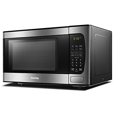 Danby DBMW0924BBS 0.9 cu. ft. Countertop Microwave in Stainless Steel. View a larger version of this product image.