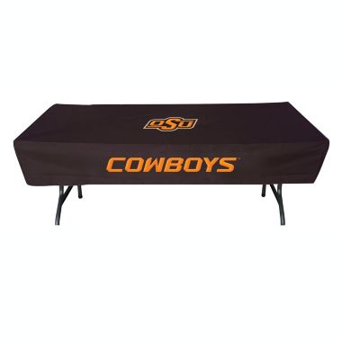 Rivalry 6 Feet Oklahoma State Sports Collegiate Team Logo Party Outdoor Camping Table Cover. View a larger version of this product image.