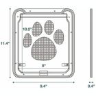 Alternate image 1 for Ownpets Pet Dog Cat Small Screen Locking Flap Door