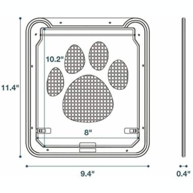 Ownpets Pet Dog Cat Small Screen Locking Flap Door. View a larger version of this product image.