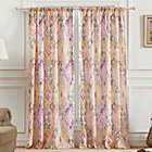 Alternate image 0 for Greenland Home Fashions Barefoot Bungalow Ibiza Medallions and Fashionable Window Panel and Tie Back With 3" Rod Pocket - 4-Piece - 42X84", Blush