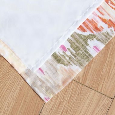 Greenland Home Fashions Barefoot Bungalow Ibiza Medallions and Fashionable Window Panel and Tie Back With 3" Rod Pocket - 4-Piece - 42X84", Blush. View a larger version of this product image.