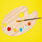 Alternate image 1 for Bright Creations Unfinished Wood Oval Painting Palette (12 x 8 In, 12 Pack)