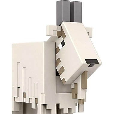 Minecraft Goat Action Figure, 3.25-in, w/ 1 Build-a-Portal Piece & 1 Accessory, Building Toy. View a larger version of this product image.