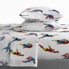 Alternate image 2 for Saturday Park Marvel Invincible 100% Organic Cotton Sheet Set