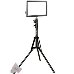 Vivitar LED Video Light Panel 3200k-6500k Color Temp with Advanced Acrylic Plate + 71