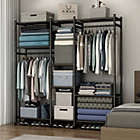 Alternate image 1 for e-joy Garment Rack Shelf Cloth Organizer Free Standing Closet (60 in x 60 in x 16 in)
