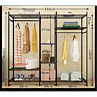 Alternate image 2 for e-joy Garment Rack Shelf Cloth Organizer Free Standing Closet (60 in x 60 in x 16 in)