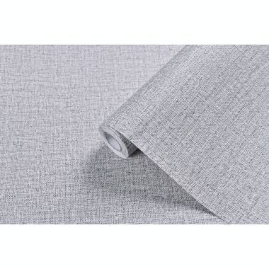 e-joy Linen Texture Vinyl Self-Adhesive Peel and Stick Wallpaper Roll, 2 x 33ft /Roll. View a larger version of this product image.