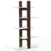 Costway-CA 5-Tier Freestanding Bookshelf with Anti-Toppling Device