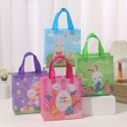 Alternate image 1 for Department Store Easter Gift Bunny Tote Bags - 4pcs Non Woven Goodie Treat Eggs Bags With Handles For Easter Kids Party Favor And Egg Hunt - 9*8.7*4.3inch