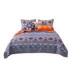 Alternate image 3 for Greenland Home Fashions Medina High Quality Medallion Print Comfort Bedding Set - 5 - Piece - King 95" x 105" - Saffron