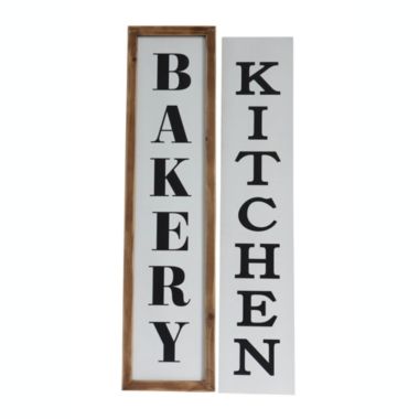 TX USA 36" Interchangeable and Reversible 2 Sided Kitchen Wall Sign Combo. View a larger version of this product image.
