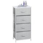 Alternate image 1 for mDesign Vertical Dresser Storage Tower with 4 Drawers