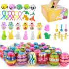 Alternate image 2 for Department Store Colorful Egg DIY Craft, Plastic Easter Eggs Candies - Chocolate Gift Boxes for Kids
