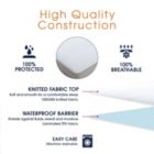 Alternate image 2 for Cheer Collection Knitted Fabric Waterproof Mattress Protector