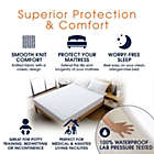 Alternate image 3 for Cheer Collection Knitted Fabric Waterproof Mattress Protector - Full