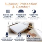 Alternate image 3 for Cheer Collection Knitted Fabric Waterproof Mattress Protector