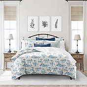 6ix Tailors Fine Linens Auclair Blue Comforter Set