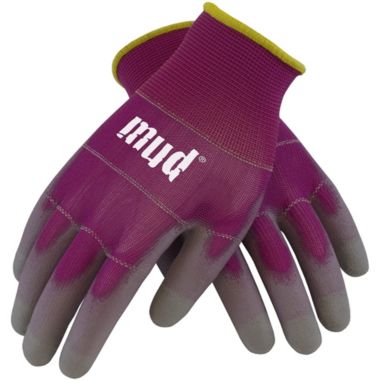 Mud Smart Mud Women's Polyester/Polyurethane Garden Glove, Medium, Raspberry. View a larger version of this product image.