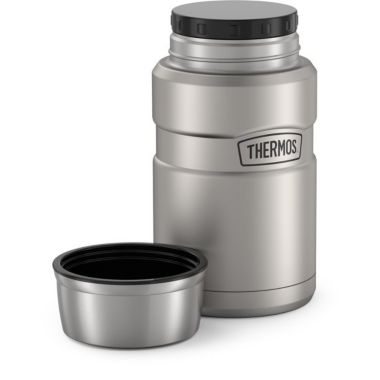 Thermos 24 Ounce Stainless King Food Jar in Silver. View a larger version of this product image.