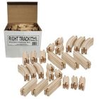 Alternate image 0 for 100 Piece Wooden Train Track Pack - Fully Compatible with Thomas & Friends Wooden Railway System - By Right Track Toys
