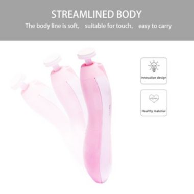 Kitcheniva Safety Electric Baby Nail File Clippers, Pink. View a larger version of this product image.