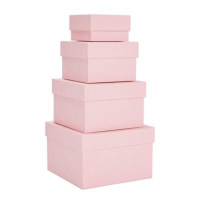 24 HOT PINK COLOR TREAT BOXES Birthday  FREE SHIPPING 