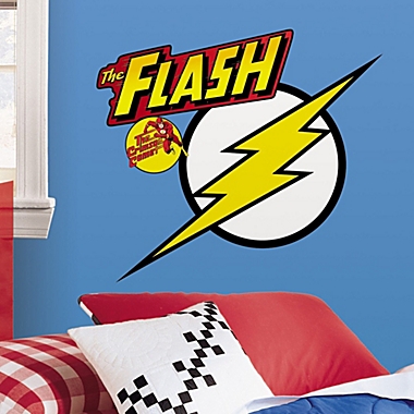 Roommates Decor Sticker Classic The Flash Logo Giant Wall Decals. View a larger version of this product image.