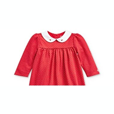 Ralph Lauren Girl's Rosebud Dress & Bloomers Set Red Size 24MOS. View a larger version of this product image.