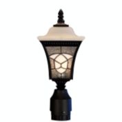 Special Lite Products Abington F-3980-BLK Large Post Mount Light