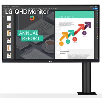 LG 27 inch QHD Ergo IPS Monitor with USB Type-C