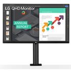 Alternate image 2 for LG 27 inch QHD Ergo IPS Monitor with USB Type-C
