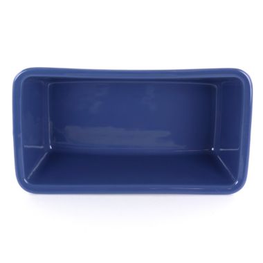 California Design 10.25 Inch Rectangle Loaf Baker in Blue. View a larger version of this product image.