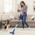 Alternate image 1 for Slickblue 3-in-1 Handheld Cordless Stick Vacuum Cleaner with 6-cell Lithium Battery-Blue