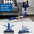 Alternate image 3 for Slickblue 3-in-1 Handheld Cordless Stick Vacuum Cleaner with 6-cell Lithium Battery-Blue