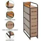Alternate image 3 for mDesign Vertical Dresser Storage Tower with 4 Drawers
