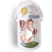 JumpOff Jo - Fitted Bassinet Sheet - 16" x 32"- Take Flight Airplanes