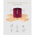 Alternate image 3 for Tree Nest Hip Christmas Tree Stand for Real Trees, Silver
