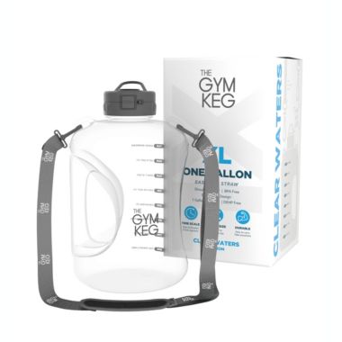 THE GYM KEG 1 Gallon Water Bottle (128oz) I 378l Big Water Jug I Gym Water Bottle. View a larger version of this product image.