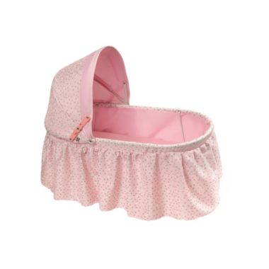 Badger Basket Co. Kids Folding Doll Cradle - Pink Rosebud. View a larger version of this product image.