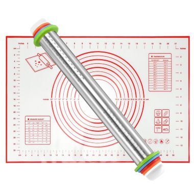 Eggracks By Global Phoenix Dough Rolling Pin Dough Roller Stainless Steel Rolling Pins. View a larger version of this product image.